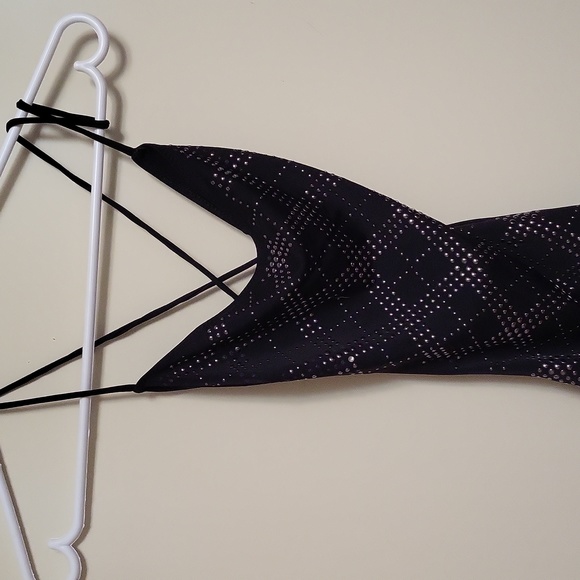 Burberry Black Studded Super Sexy CutOut Swimsuit One-piece Bathing Suit - Picture 2 of 7